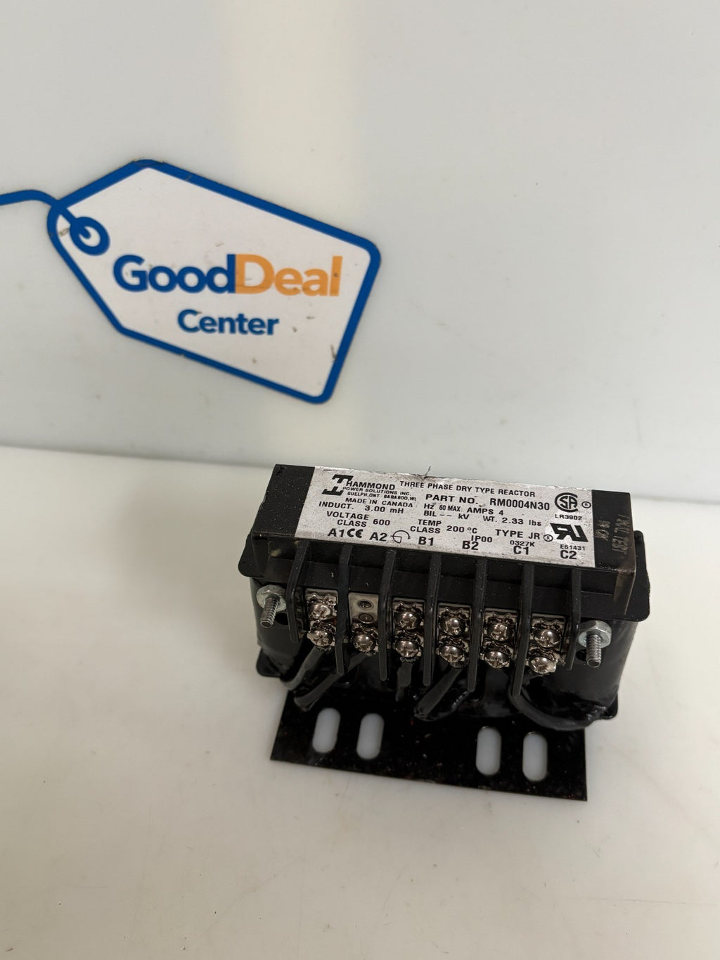 HAMMOND DRY TYPE REACTOR #RM0004N30