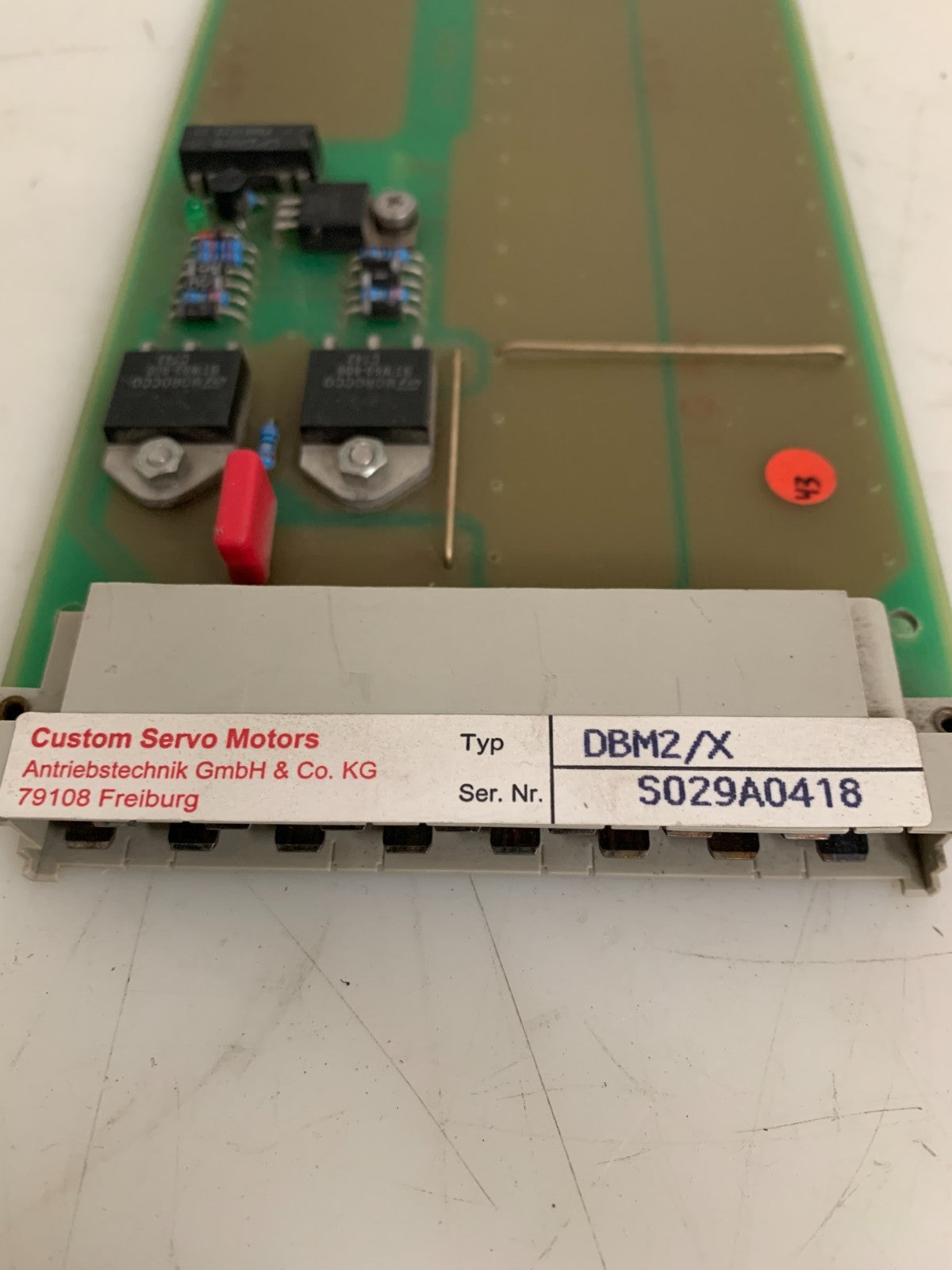SIEMENS DYNAMIC BRAKE AXIS BOARD 302849-01 T2