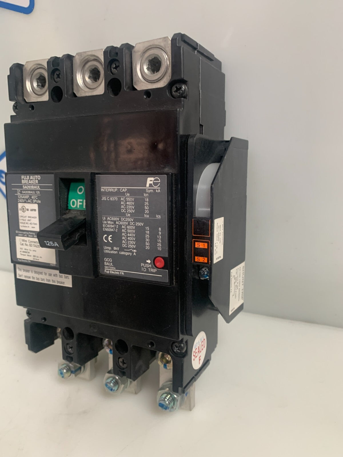 FUJI AUTO BREAKER 125 AMP SA203BAUL