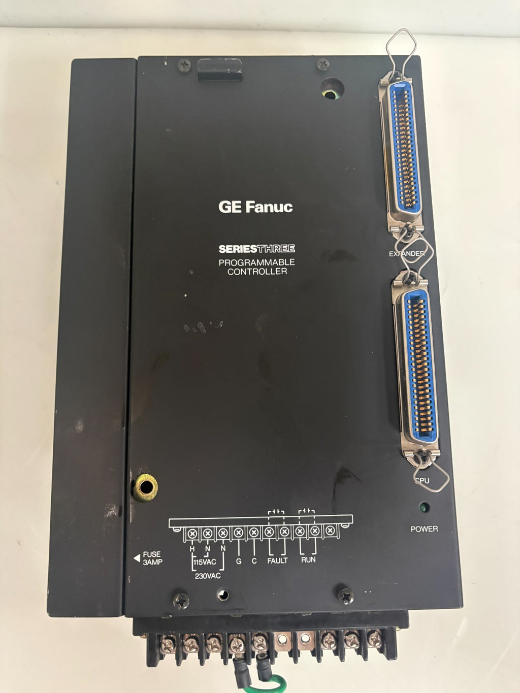 GE FANUC SERIES THREE PROGRAMMABLE CONTROLLER IC 630 PWR 310 A REFURBISHED