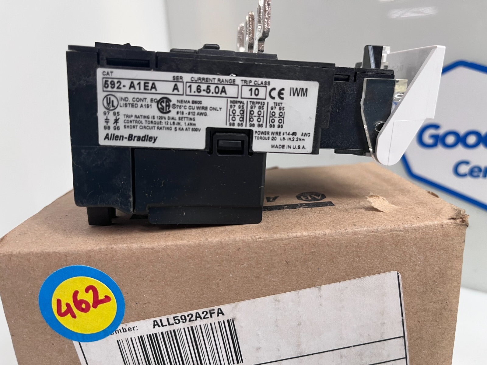 Allen-Bradley 592-A1EA Series A contactor