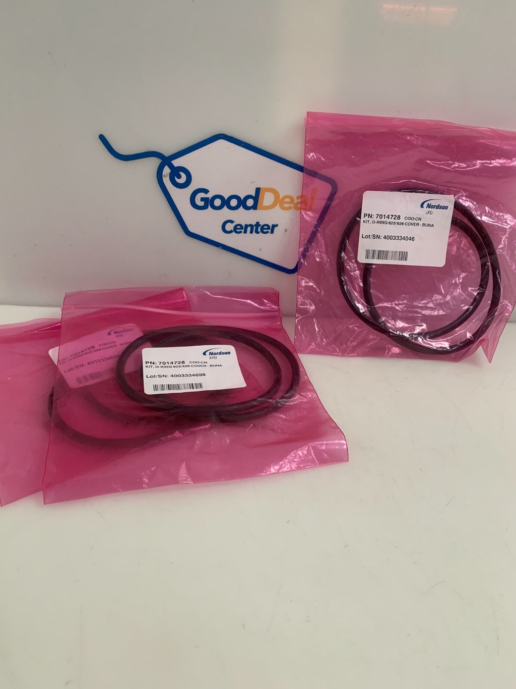 LOT OF 3 NORDSON EFD ORING KIT 625/626 COVER 70147280