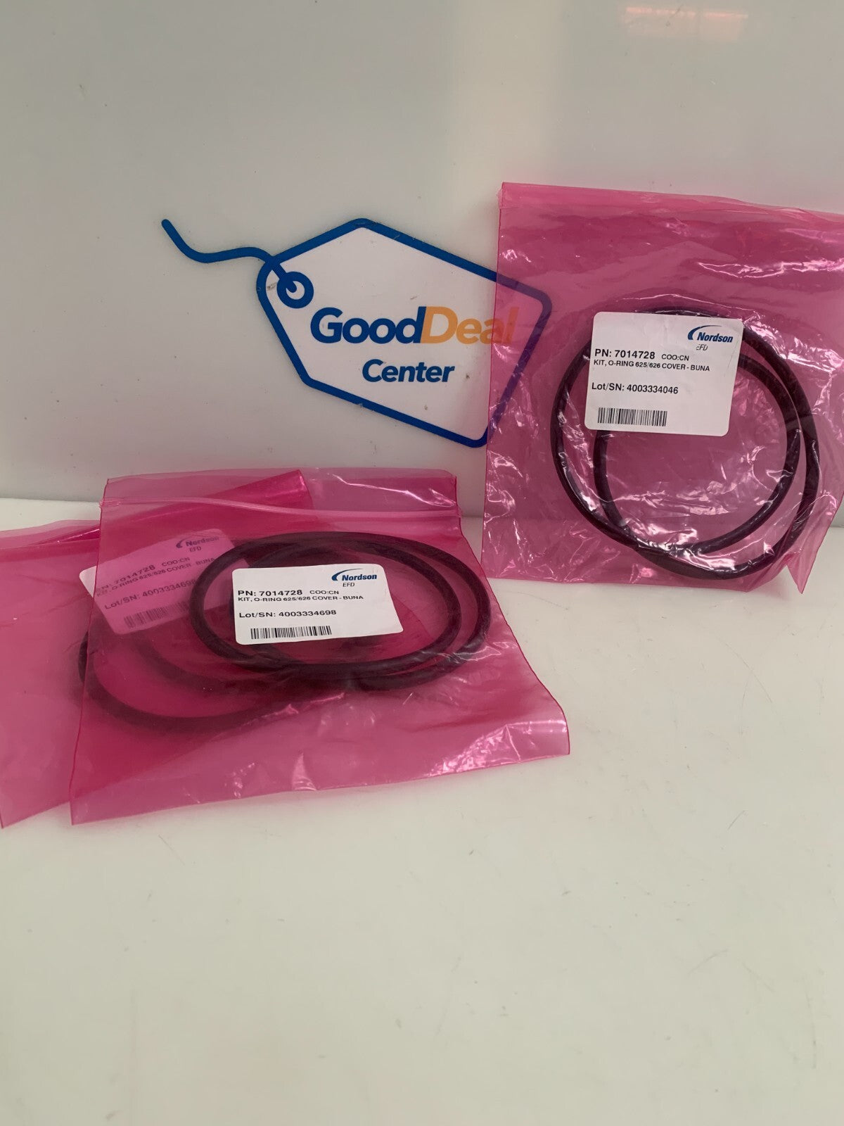 LOT OF 3 NORDSON EFD ORING KIT 625/626 COVER 70147280