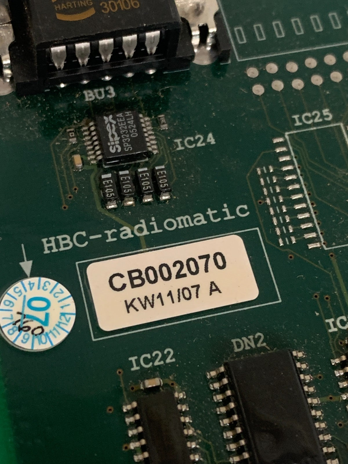 HBC RADIOMATIC PCB CARD CB002070