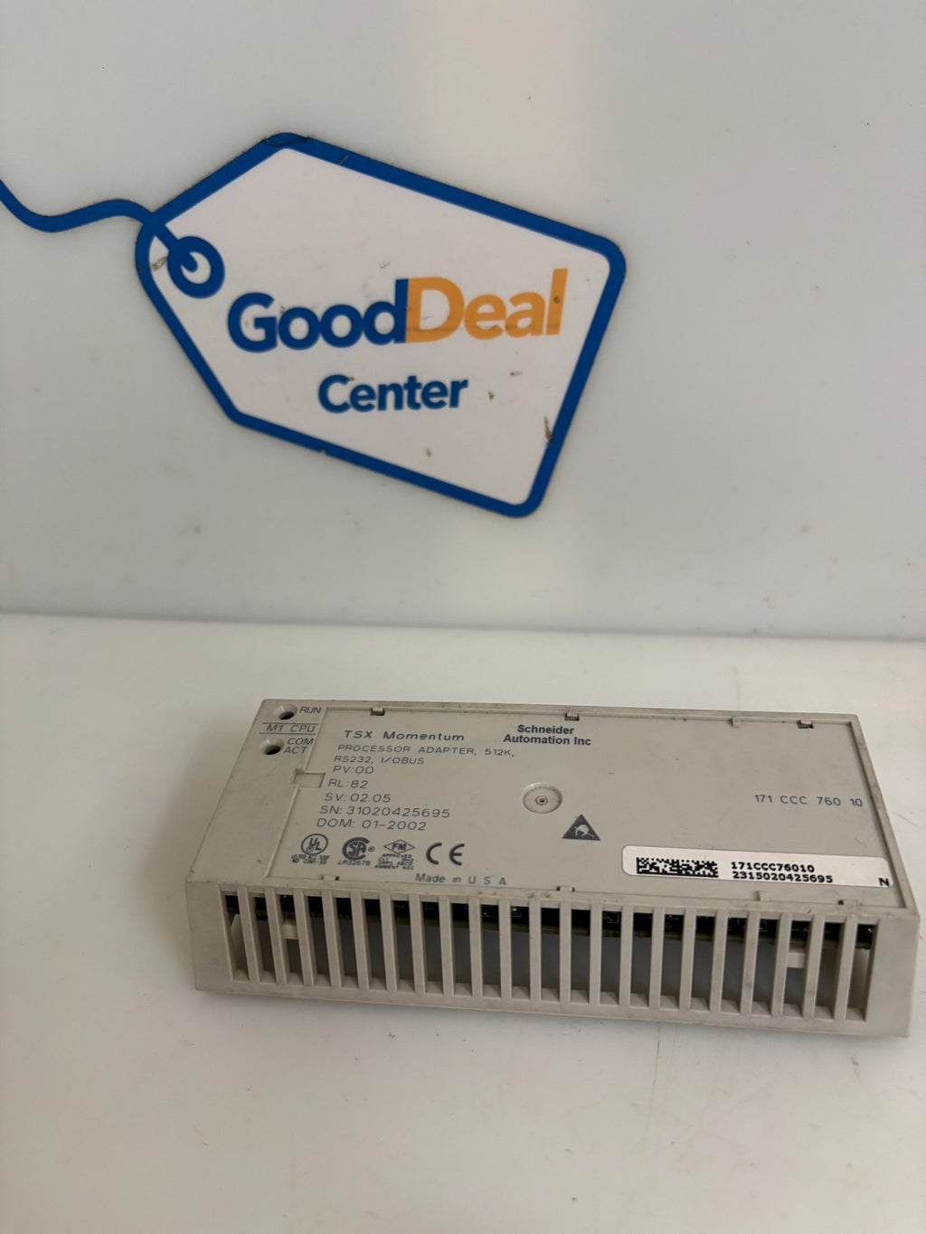 SCHNEIDER TSX MOMENTUM PROCESSOR ADAPTER 512K 171 CCC 760 10