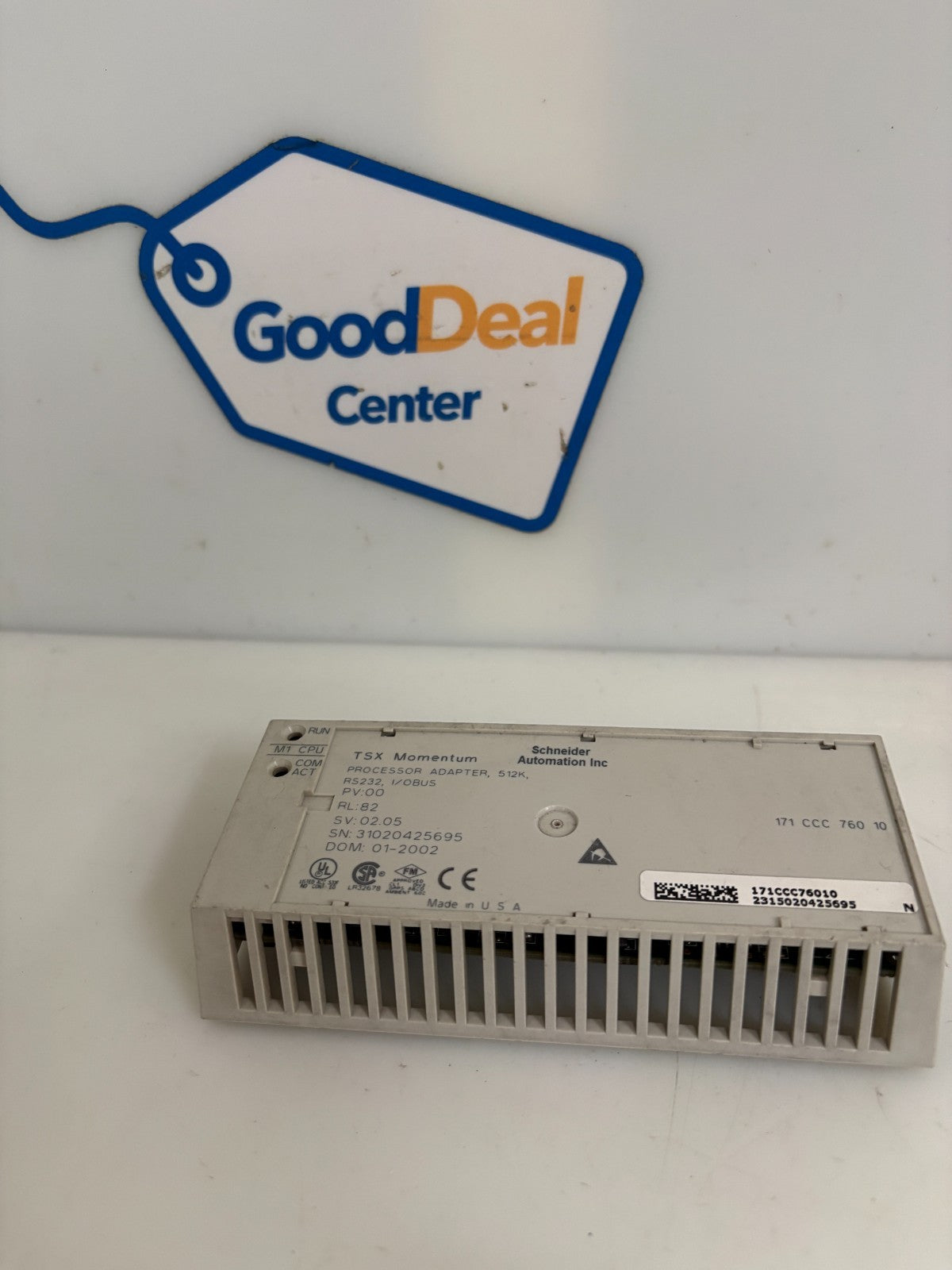 SCHNEIDER TSX MOMENTUM PROCESSOR ADAPTER 512K 171 CCC 760 10
