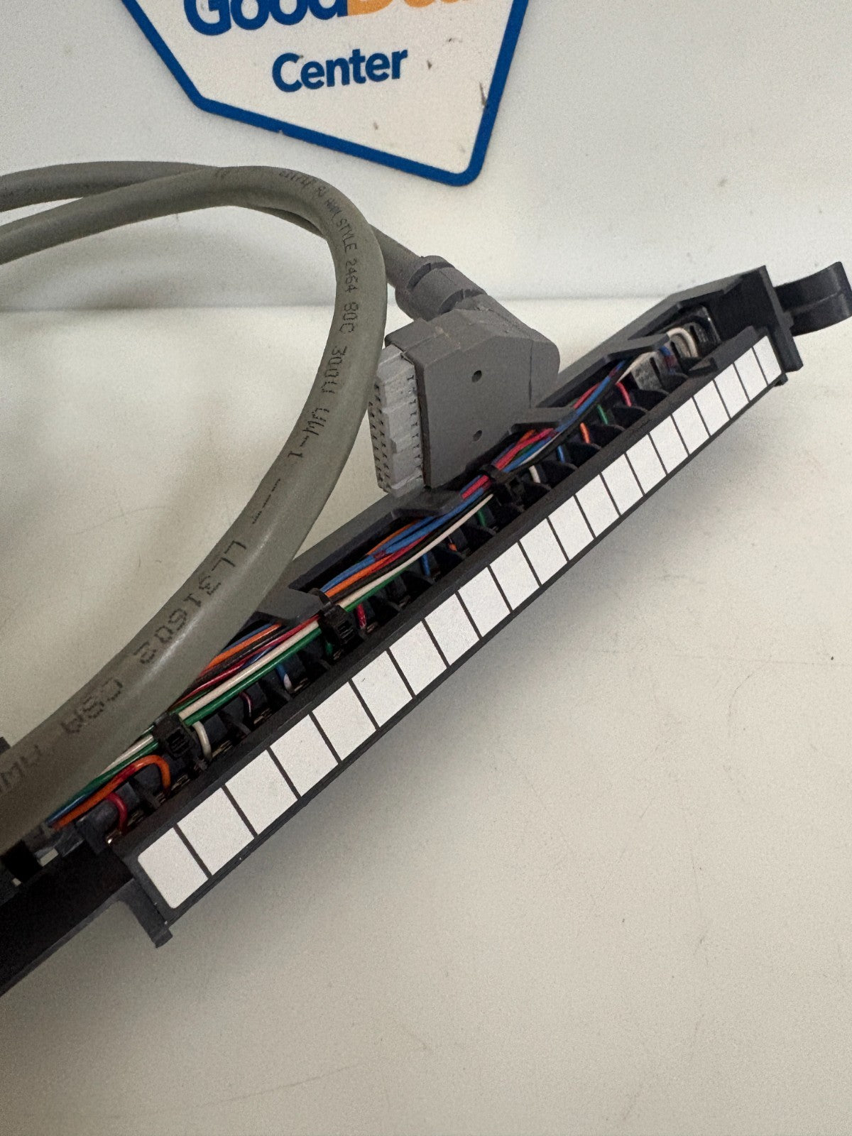 LOT OF 2 BUCHANAN WIRING ARM 1771-WH W/ALLEN BRADLEY 20 PIN FEMALE CABLE