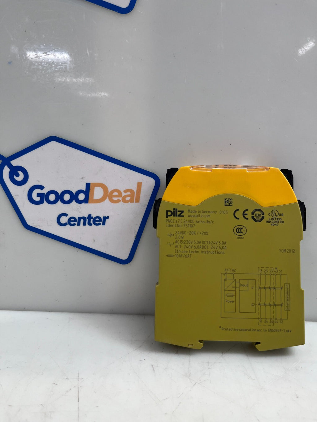 PILZ 751107 PNOZ s7 C 24VDC 4n/o 1n/c Safety Relay