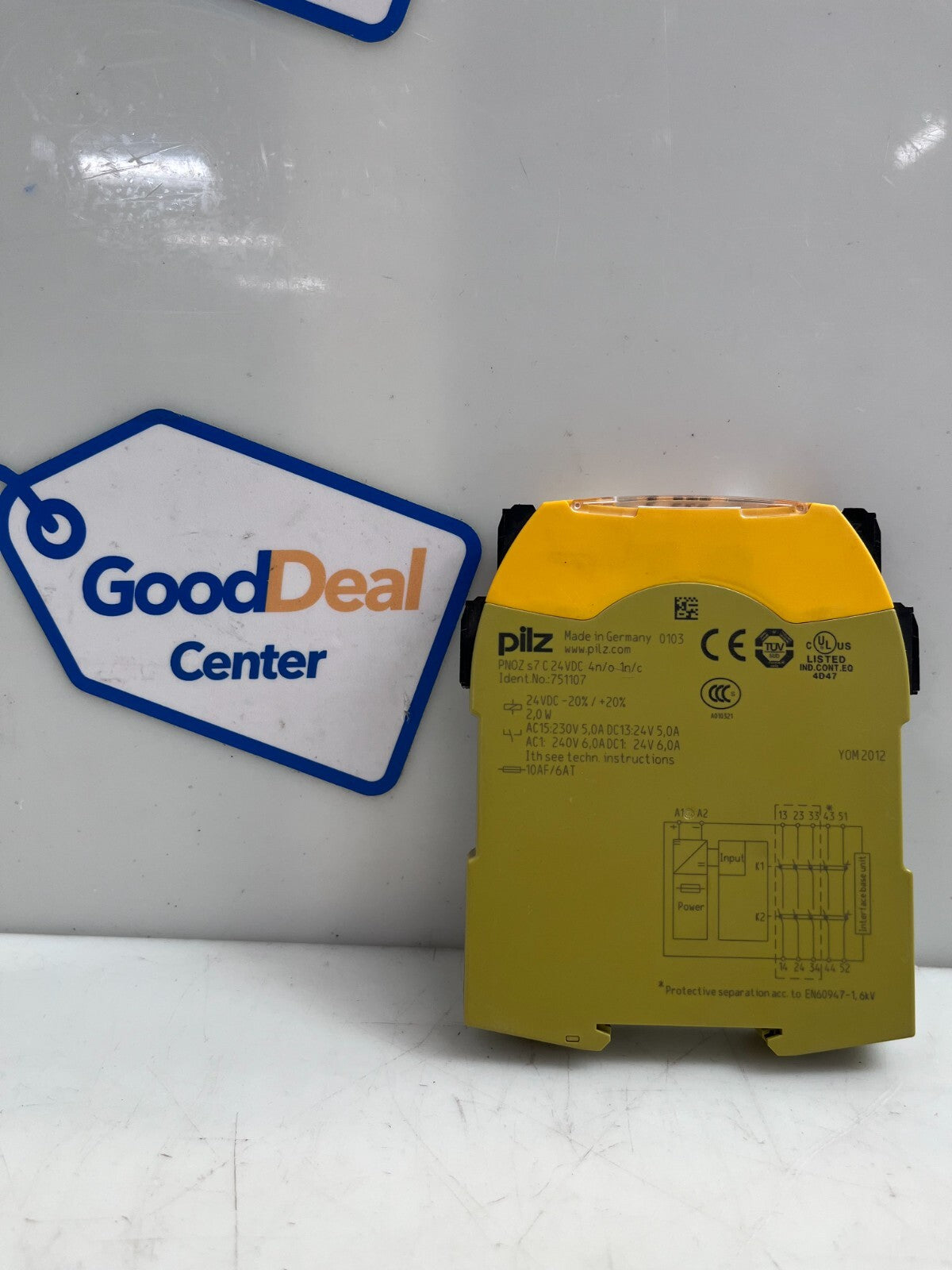 PILZ 751107 PNOZ s7 C 24VDC 4n/o 1n/c Safety Relay
