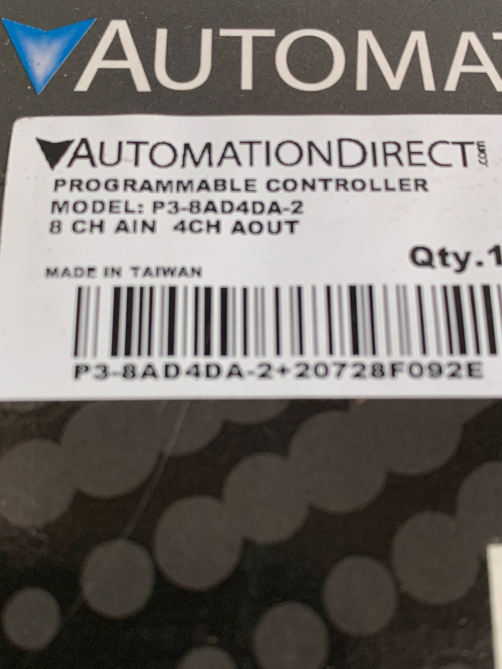 AUTOMATION DIRECT 8 CH AIN 4CH A OUT MODULE P3-8AD4DA-Z3