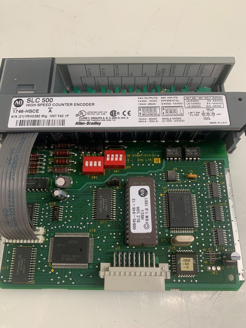 ALLEN-BRADLEY SLC500 High Speed Counter  1746-HSCE  Ser A