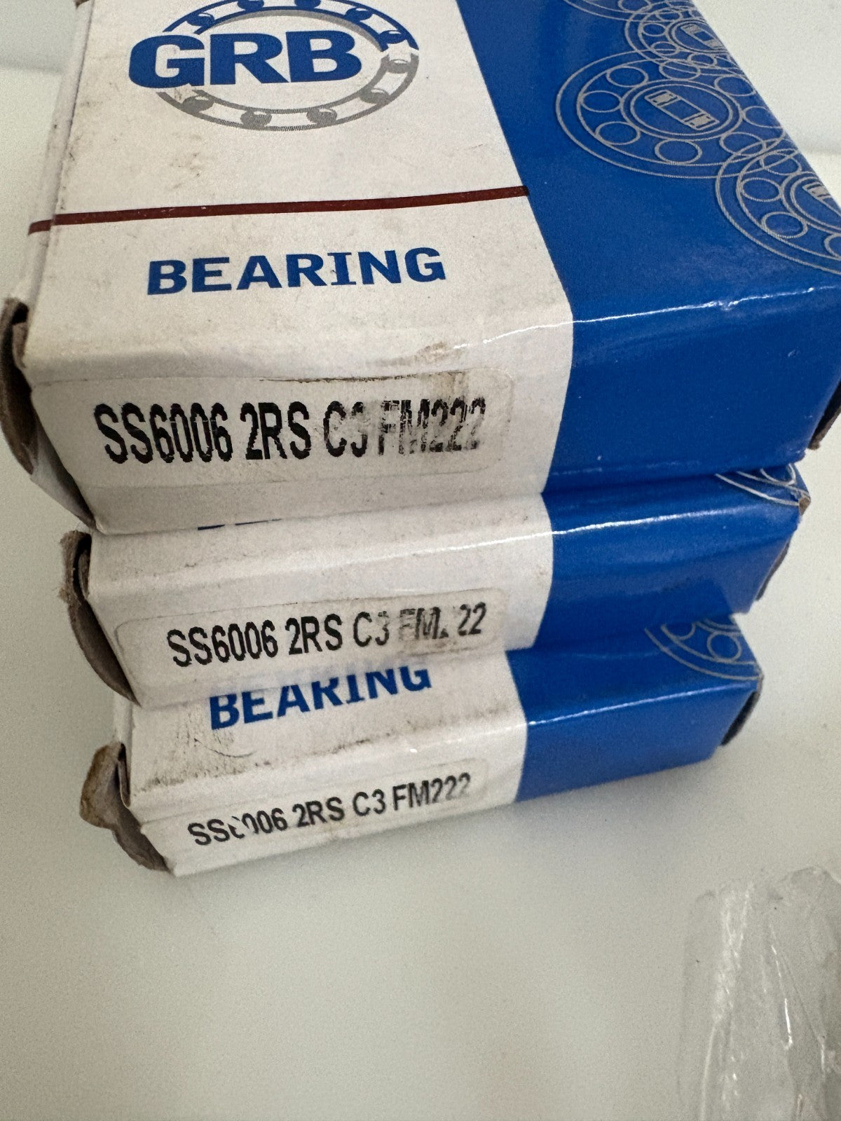 LOT OF 5 GRB BEARING SS6006 2RS C3 FM222