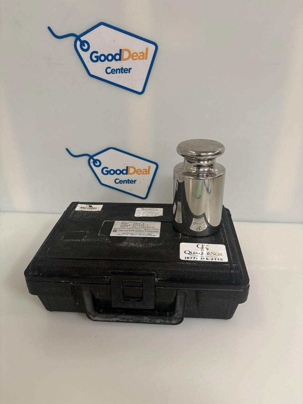 DENVER INSTRUMENT 20006 CALIBRATION WEIGHT #872000.1 IN CASE0