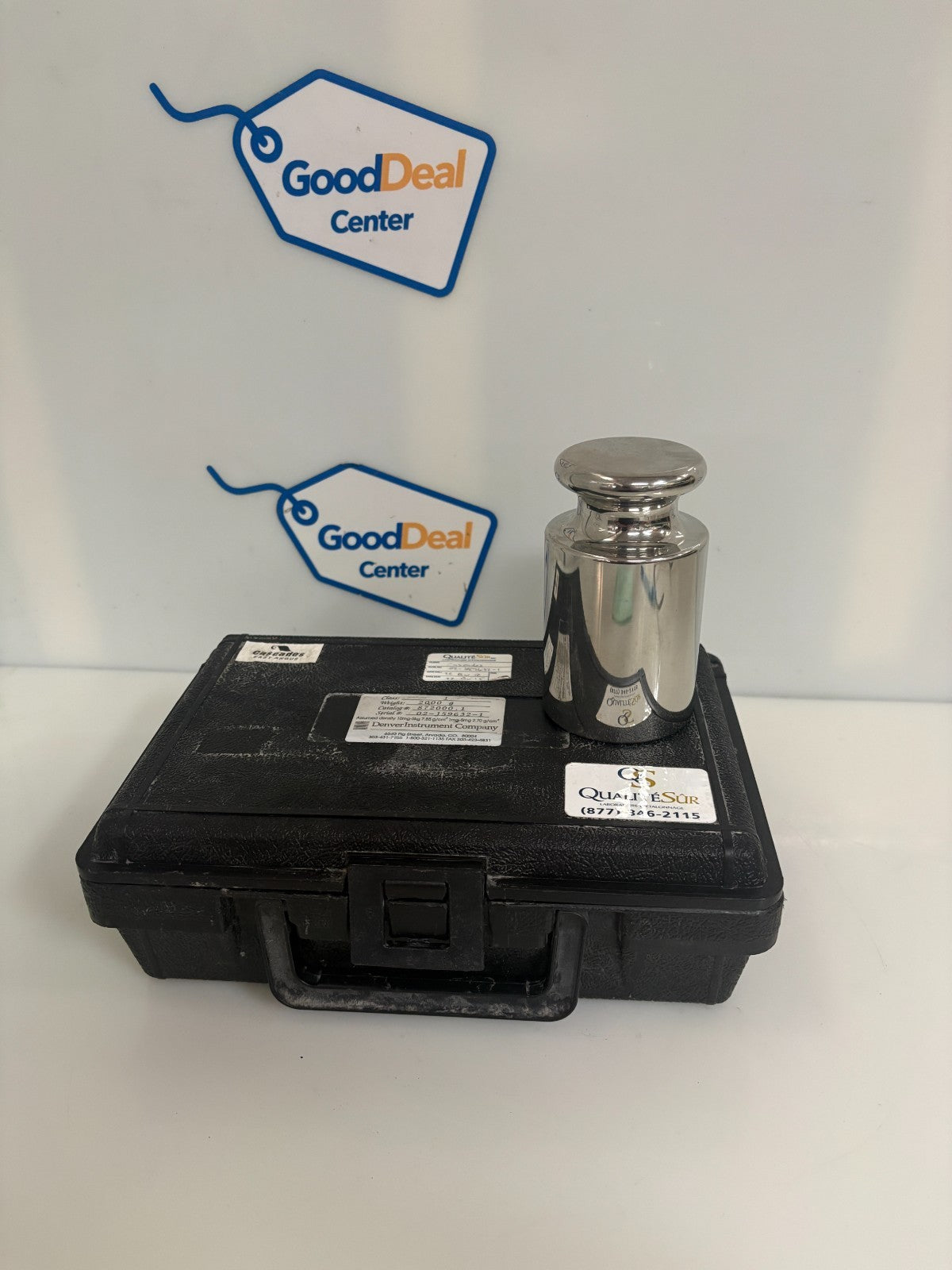 DENVER INSTRUMENT 20006 CALIBRATION WEIGHT #872000.1 IN CASE0
