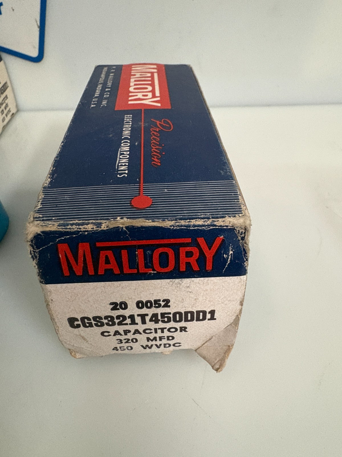 LOT OF 3 MALLORY CAPACITOR CGS321T450DD1