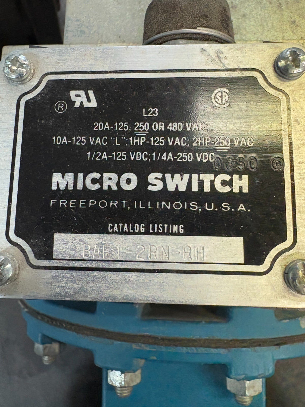 ITT PNEUMATIC DIAPHRAGM VALVE 2" 2536-M-34-3312-ATS-LS2 CWP 175 W/2 MICRO SWITCH
