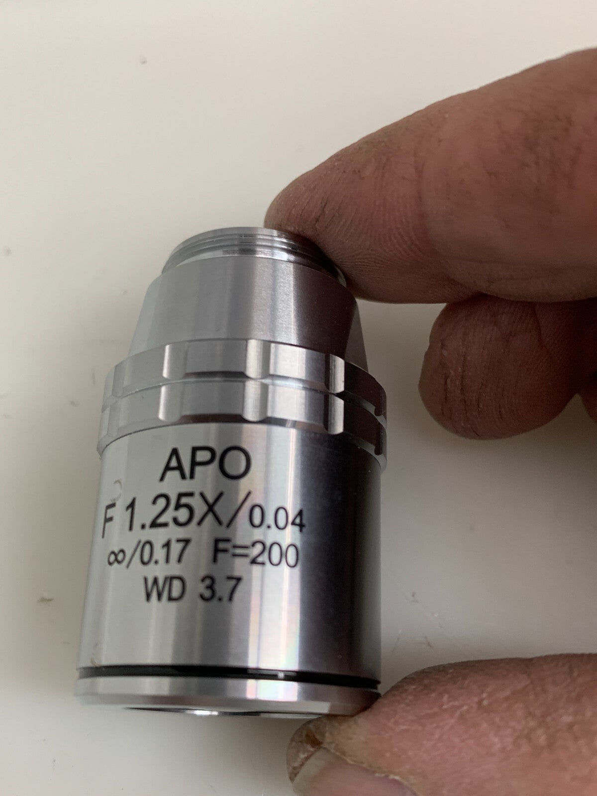 MEIJI TECHNO  APO Objective Lens  F 1.25X/0.04