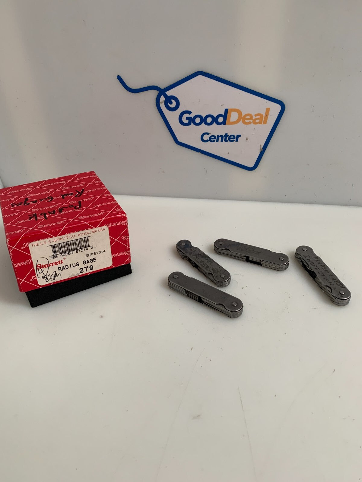 LOT OF 4 STARRETT RADIUS GAGE #279