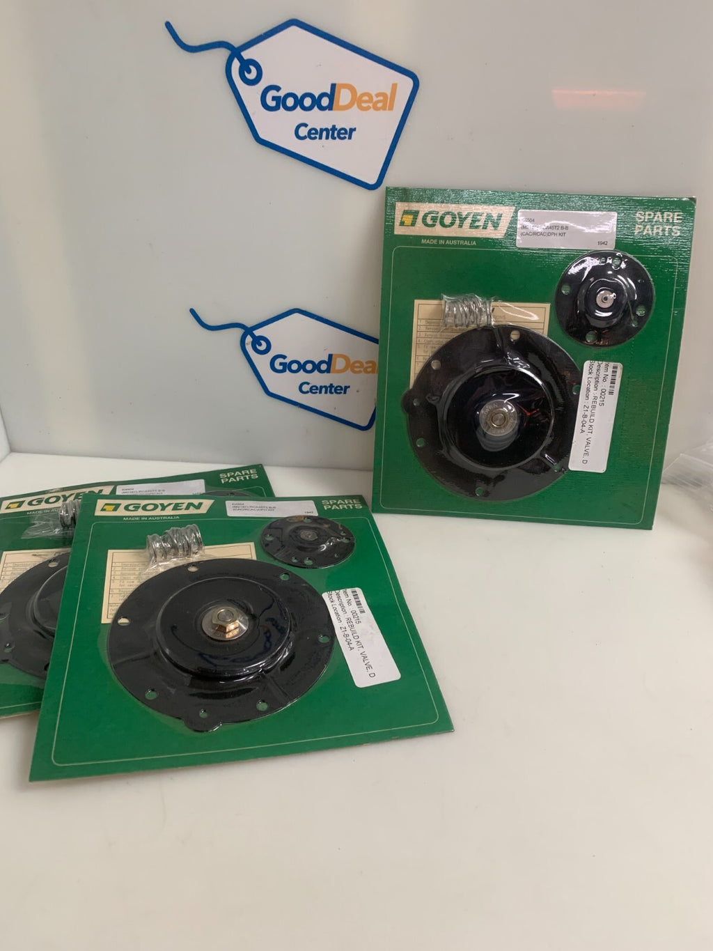 LOT OF 3 GOYEN K4504 RCA45T2 BB VALVE DIAPHRAGM REBUILD KIT0
