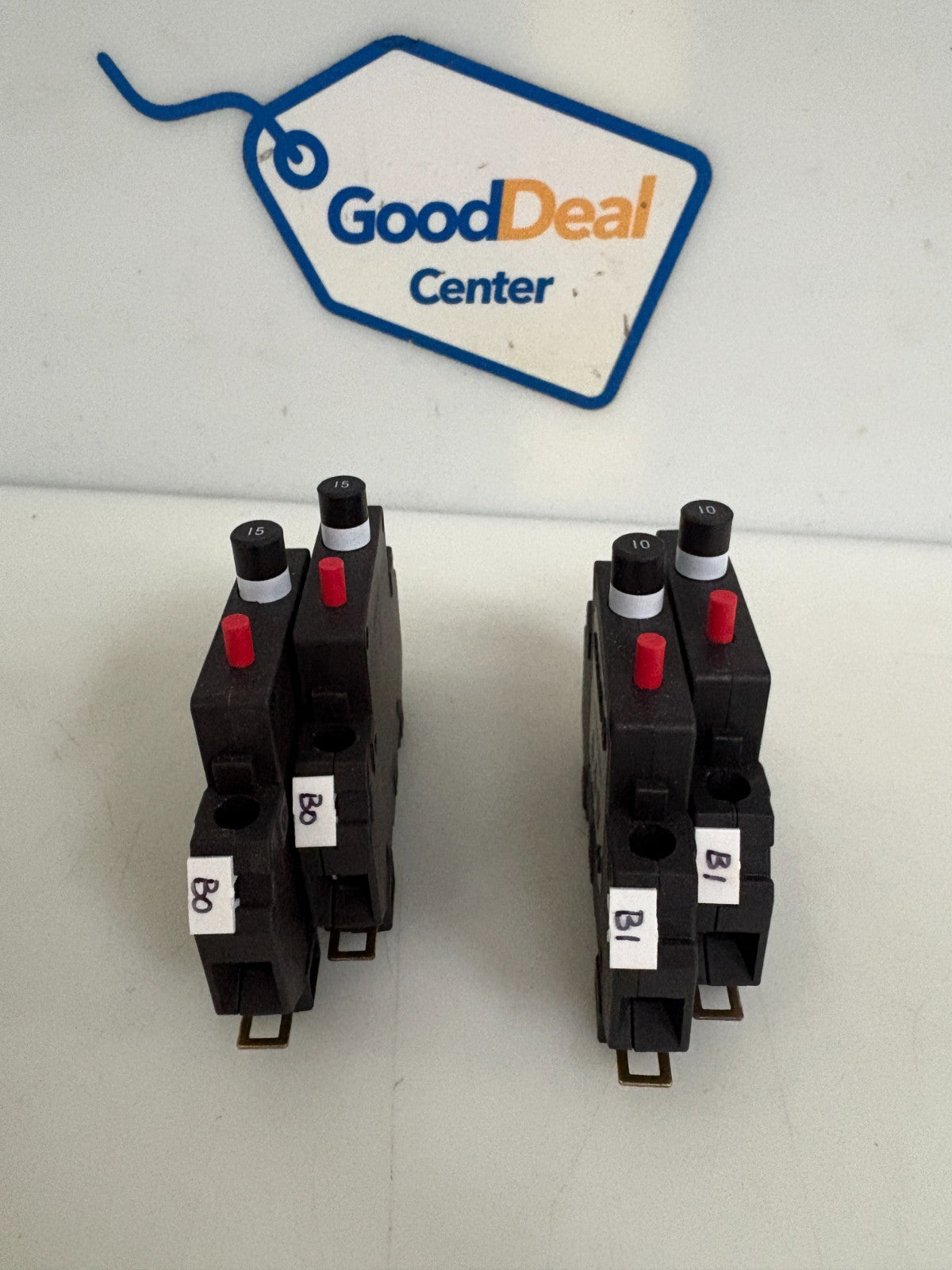 WEIDMULLER CIRCUIT BREAKER MIX LOT 9101903500 2X 10 AMP 2X 15AMP0