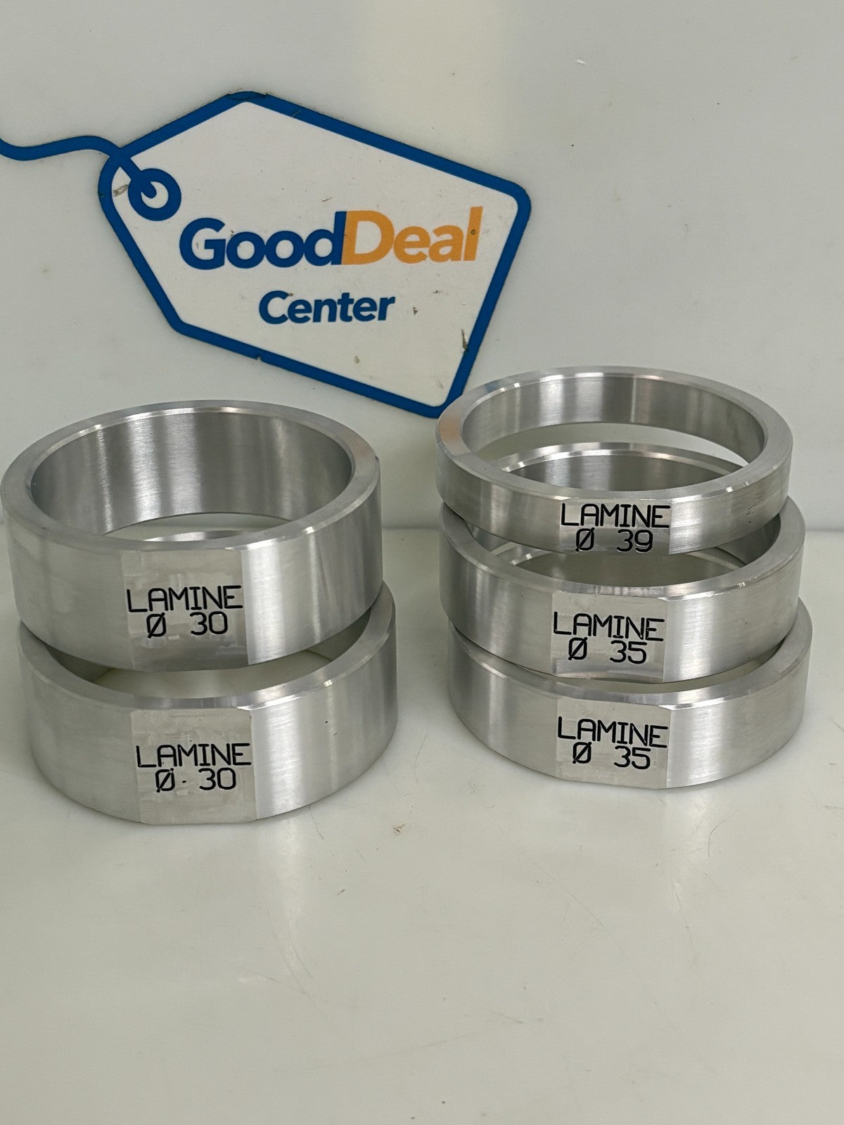MIX LOT OF 5 COMBI TOOL LAMINE ALUMINIUM RING 1X 0 39  2X 0 35  2X 030