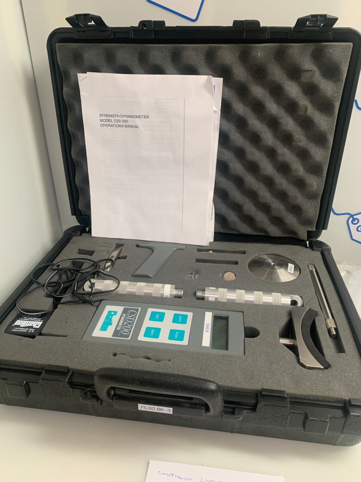 CHATILLON CSD 200 DYNAMOMETER IN CASE0