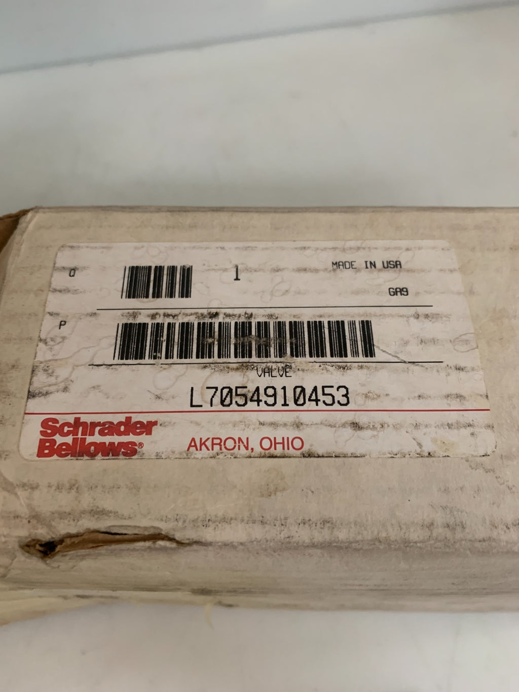 SCHRADER BELLOWS CONTROL VALVE L7054910453