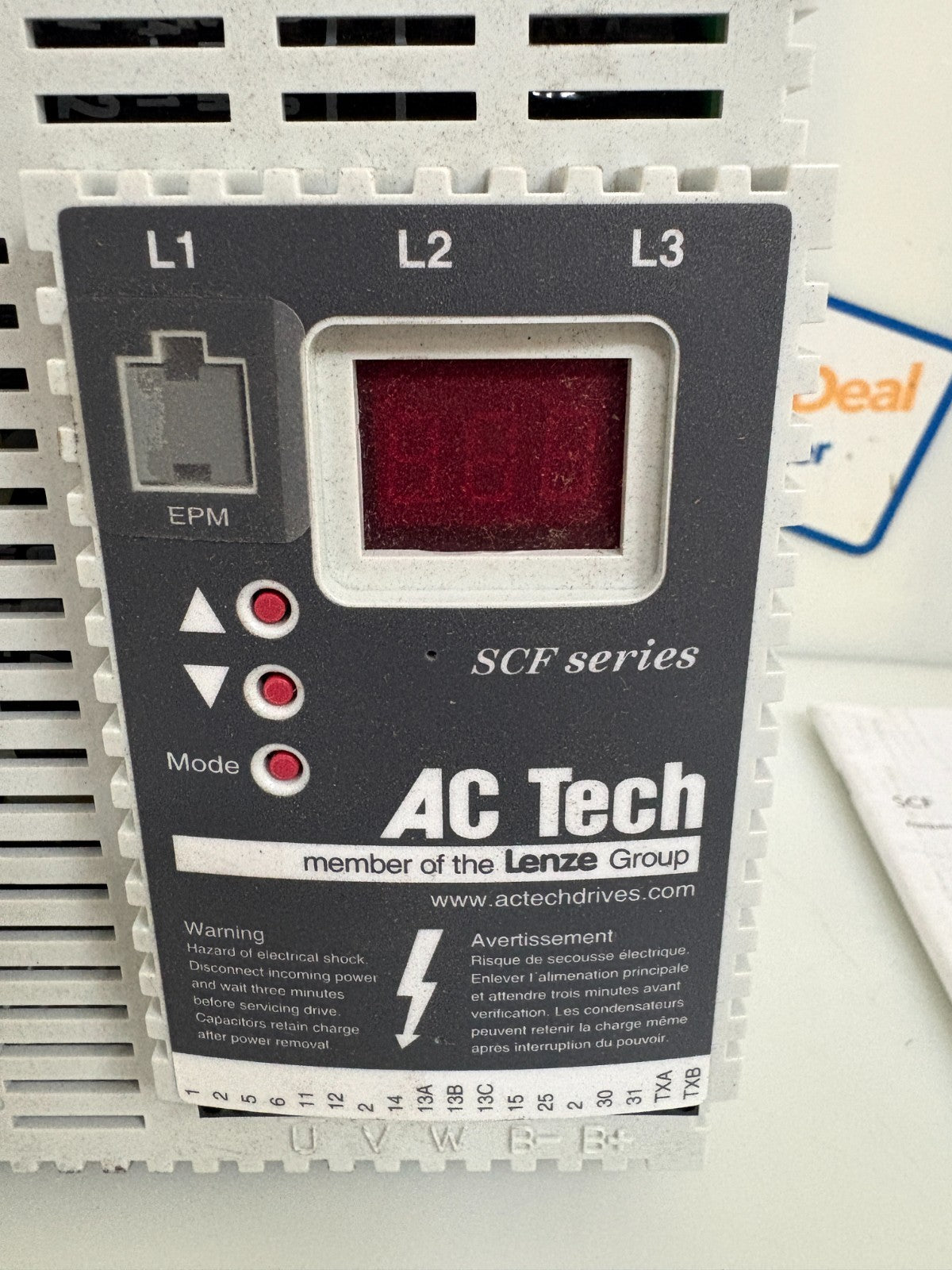 LENZE AC TECH 7.5 HP DRIVE 1
