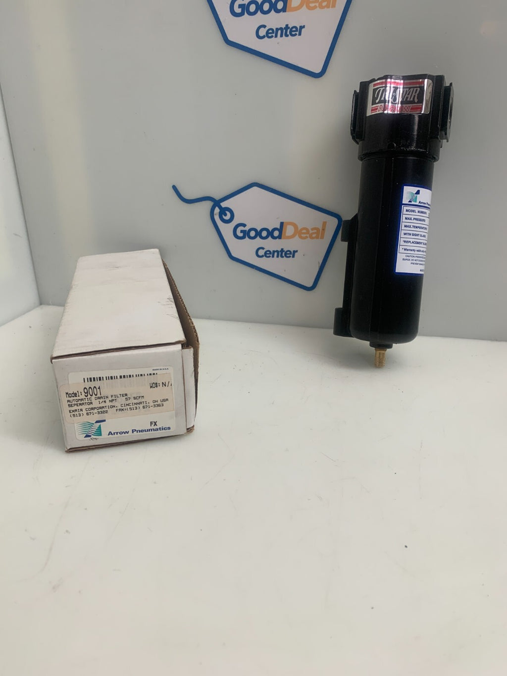 NEW Arrow Pneumatics F362F5 Pneumatic Drain Filter 9001 