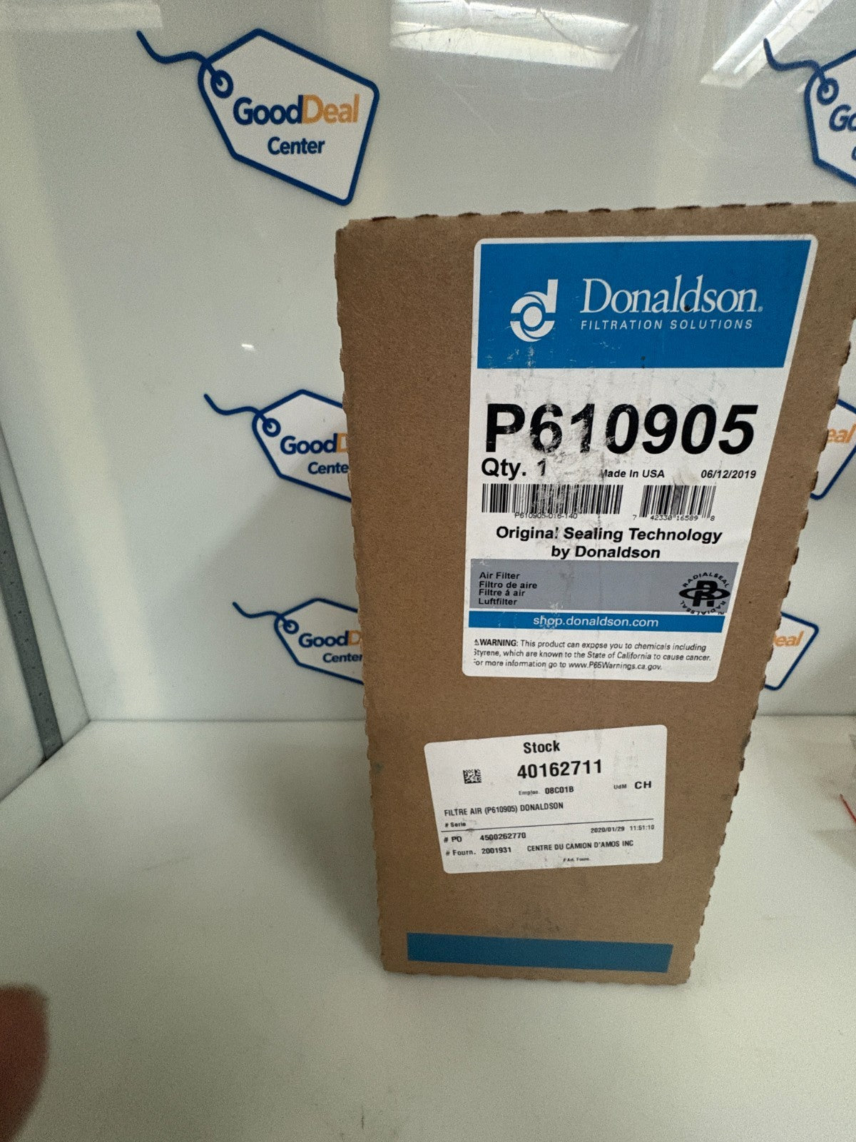 DONALDSON RADIAL SEAL AIR FILTER P6109050