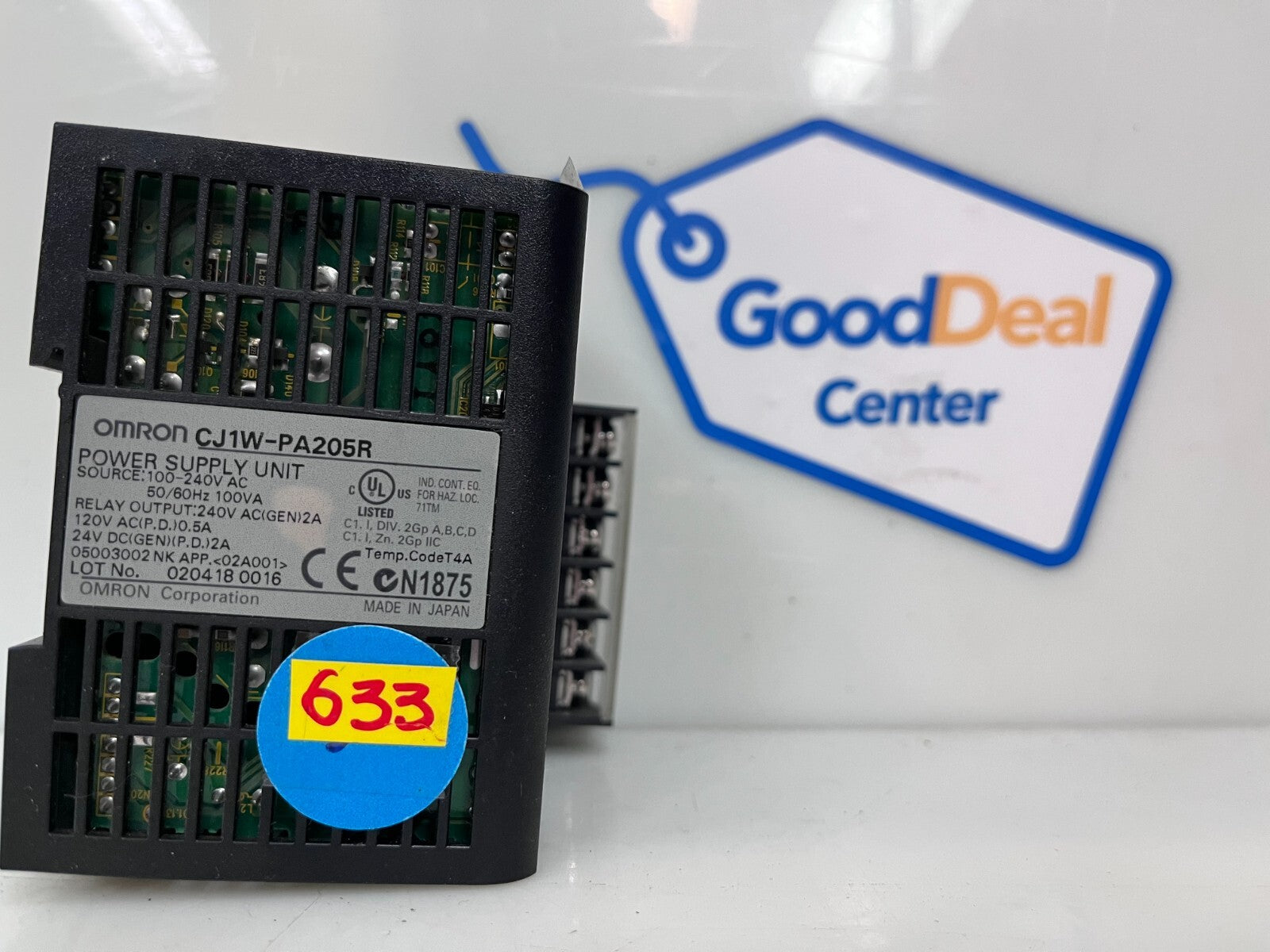 Omron CJ1W-PA205R Power Supply Unit