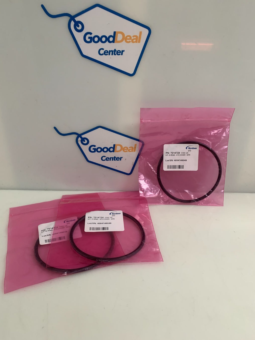 Lot of 3 Nordson EFD Kit O-ring 615 Cover 7014724 New in Bag0