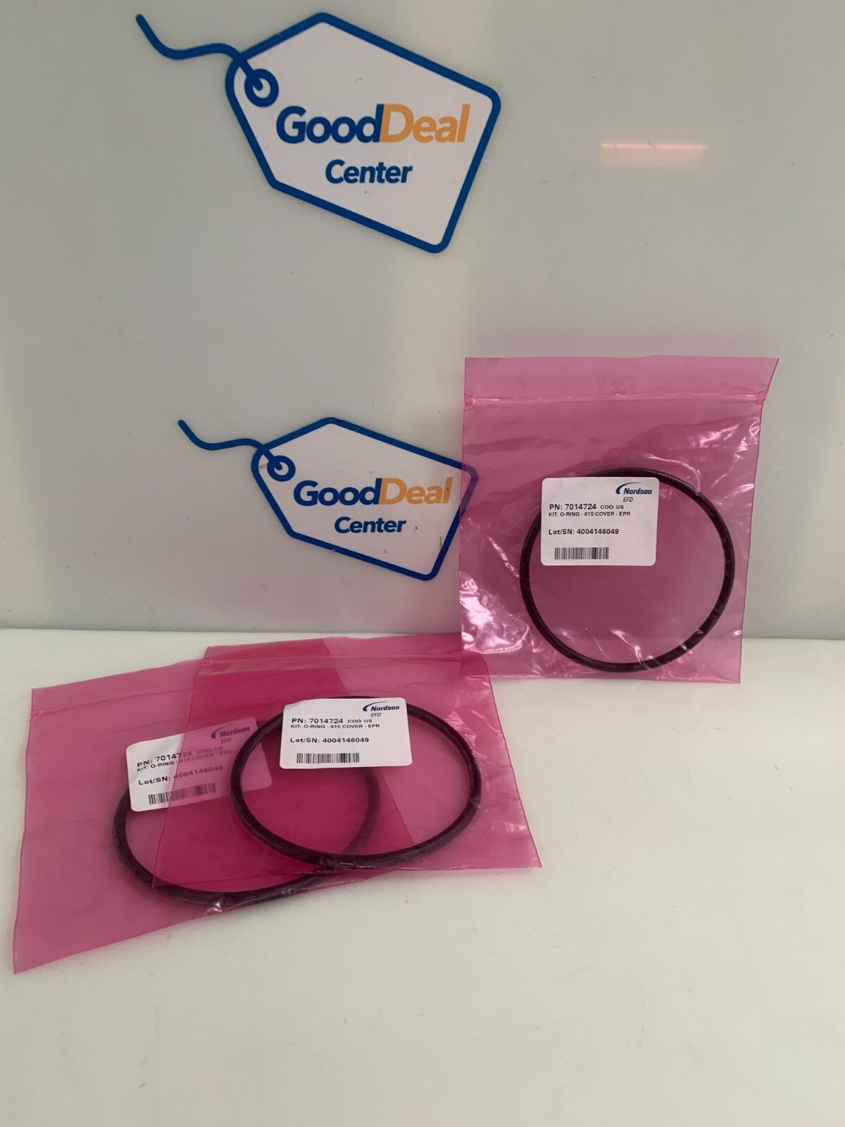 Lot of 3 Nordson EFD Kit O-ring 615 Cover 7014724 New in Bag0