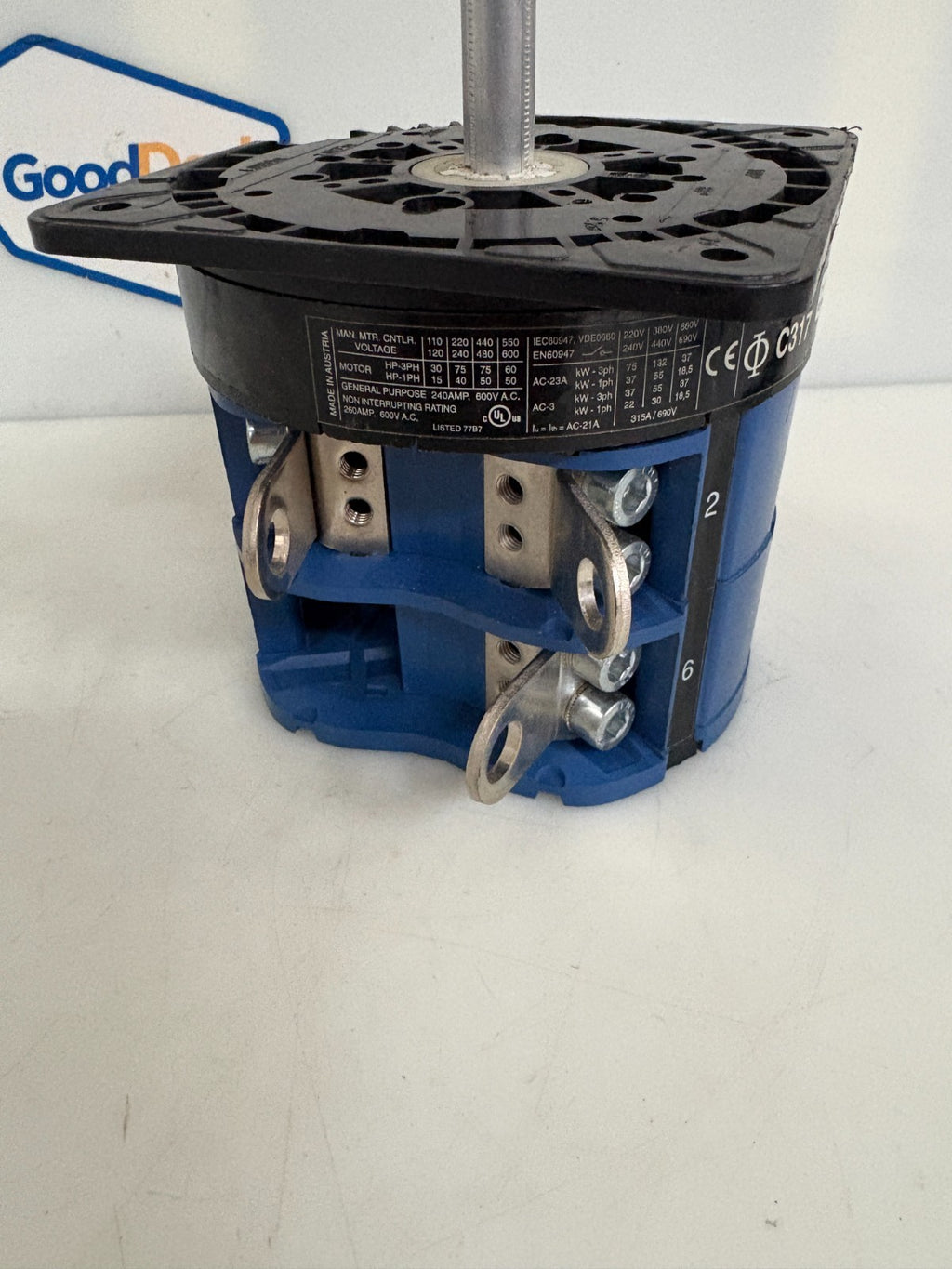 KRAUS & NAIMER ROTARY SWITCH C317 C11750