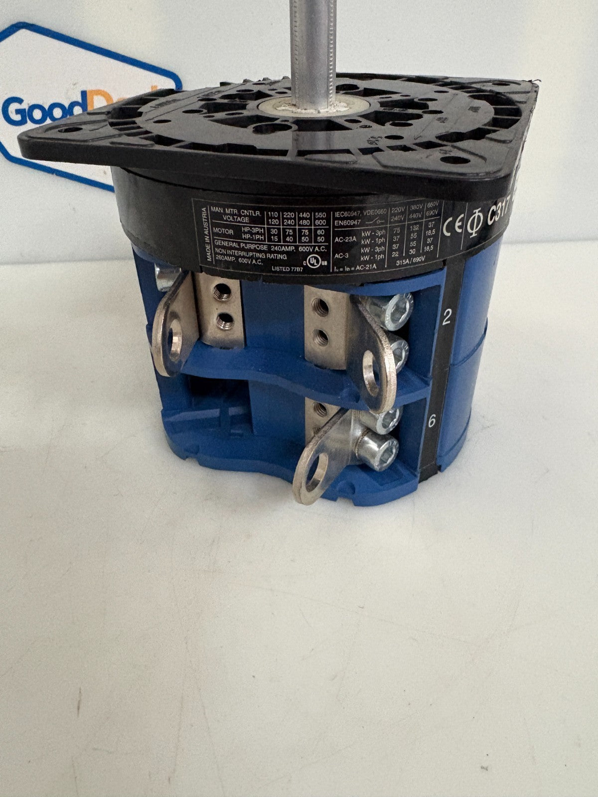 KRAUS & NAIMER ROTARY SWITCH C317 C11750