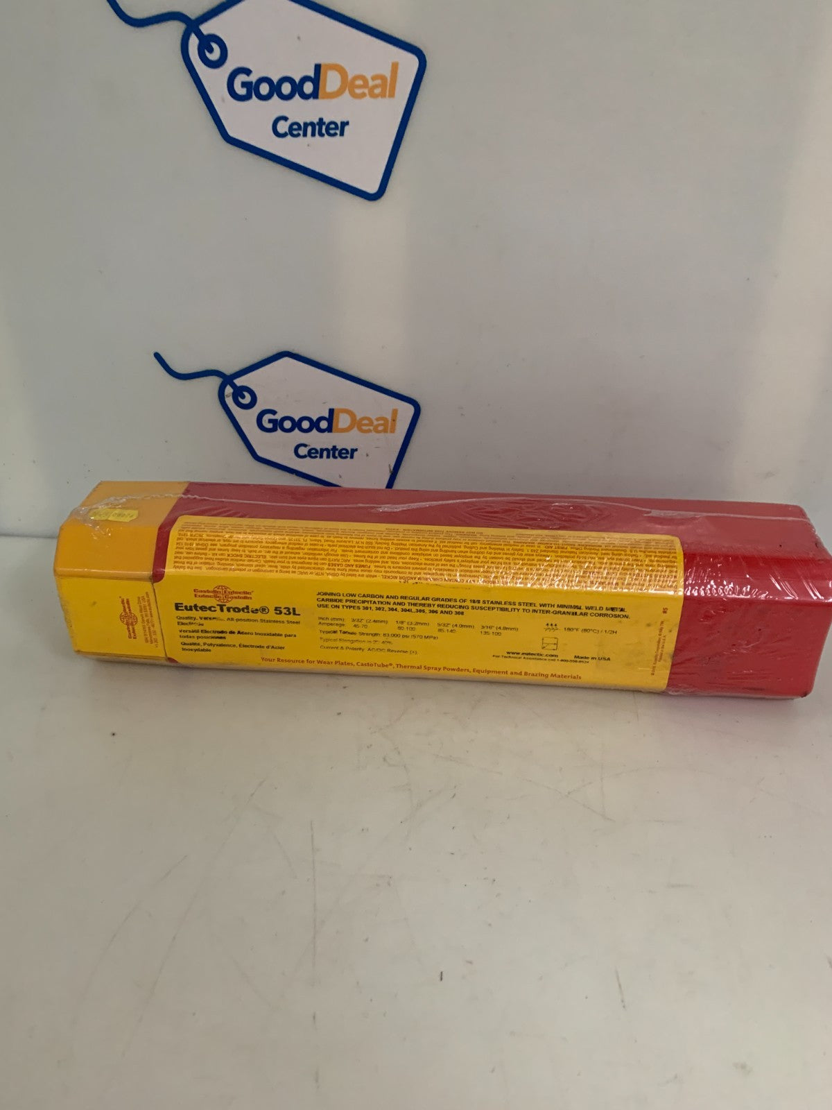 CASTOLIN EUTECTIC EUTEC TRODE 53L ALL POSITION S.STEEL ELECTRODE 6LB0