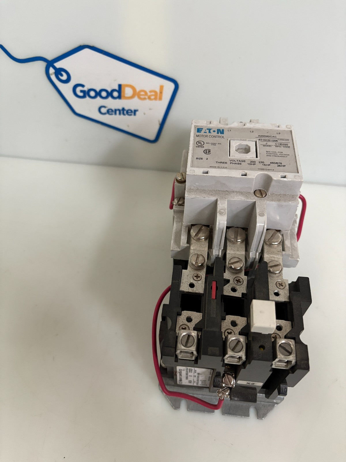 EATON MOTOR CONTROL A 200M2CAC MODEL J C130320