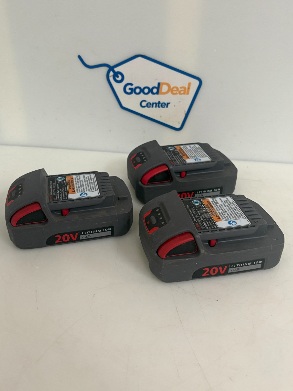 LOT OF 3 INGERSOLL RAND BL2012 LITHIUM ION 20V 2.5A BATTERY PACK0