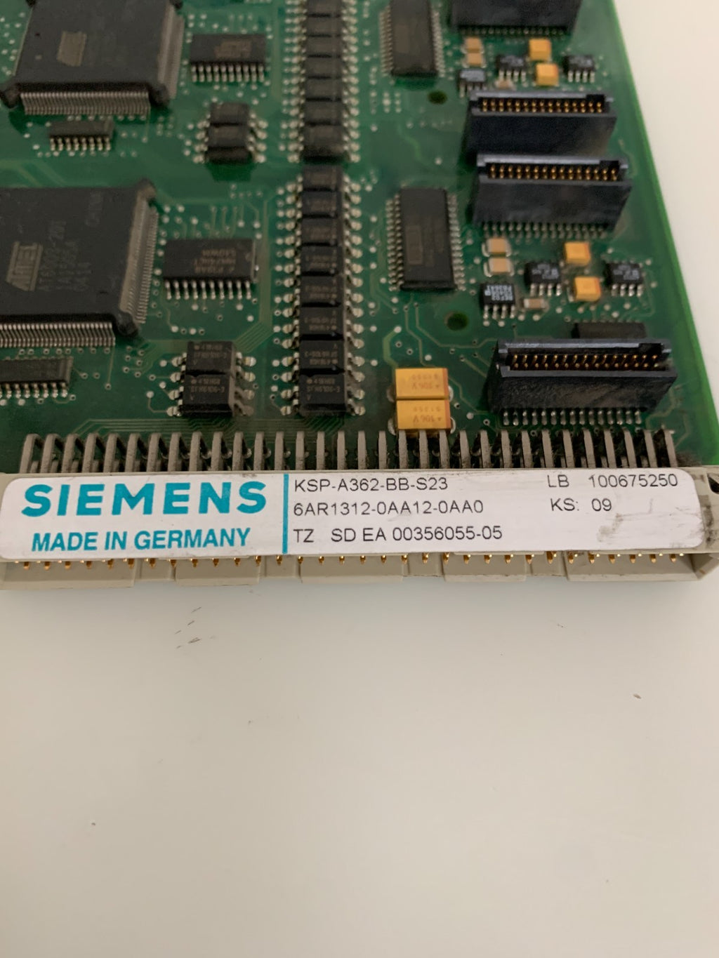 SIEMENS CONTROL BOARD KSP-A362 BB 823 6 AR1312-0AA12-0AA0 00356055-05