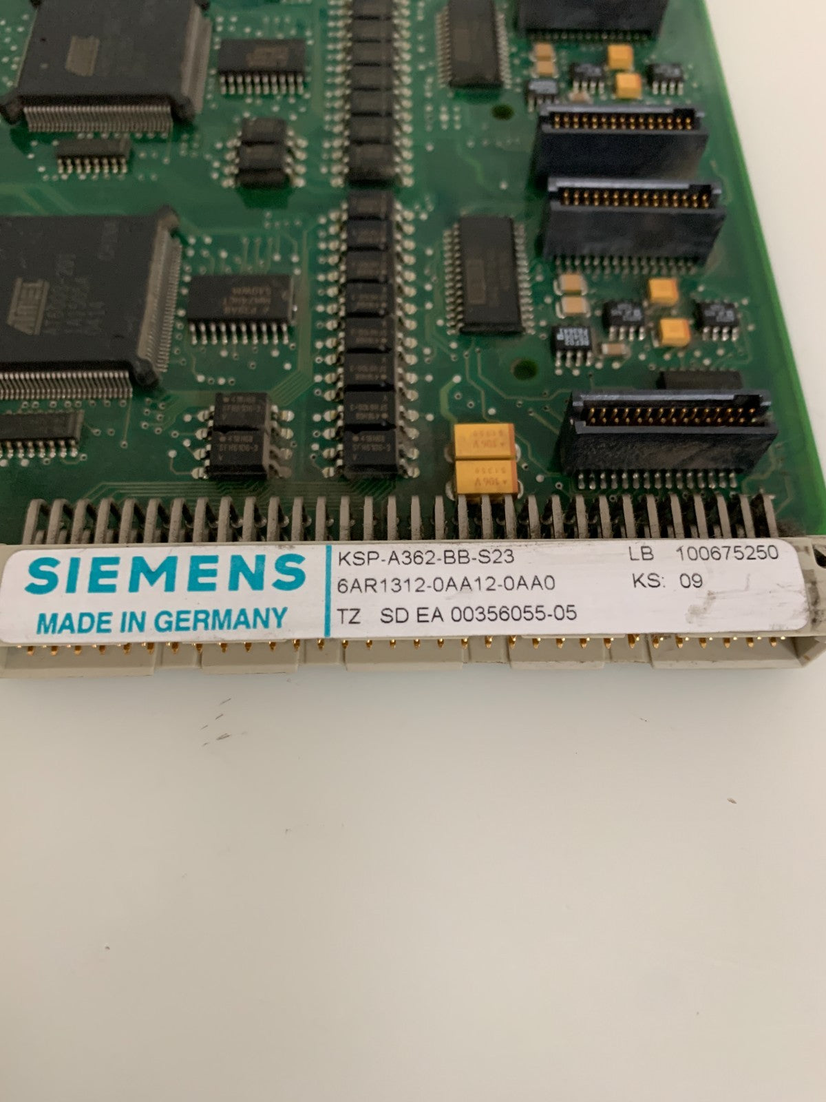SIEMENS CONTROL BOARD KSP-A362 BB 823 6 AR1312-0AA12-0AA0 00356055-05