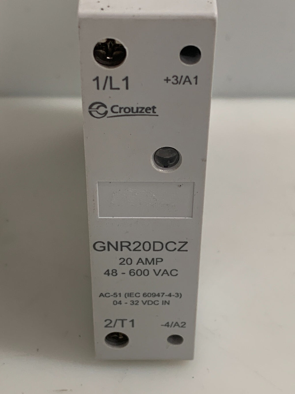 CROUZET 20 AMP RELAY 48-600V #GNR20DCZ1