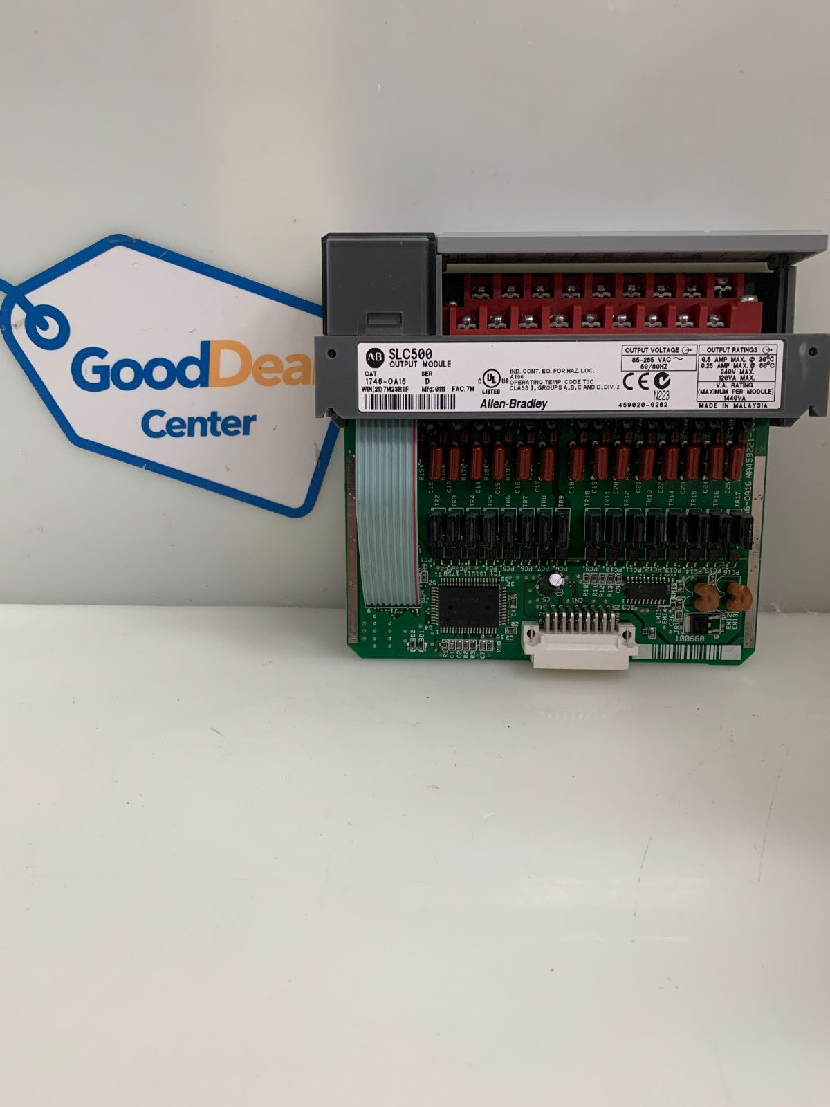 ALLEN-BRADLEY  SLC500  Output Module  1746-0A16 Ser D