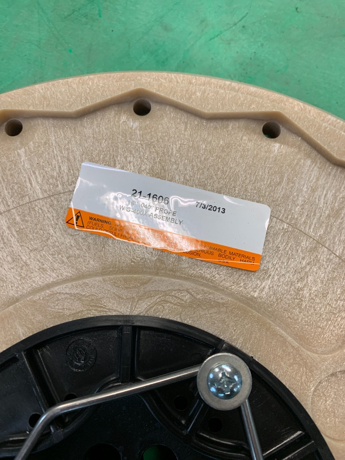 PROMATCH 16" POLY SCRUB BRUSH W/G 400X ASSY