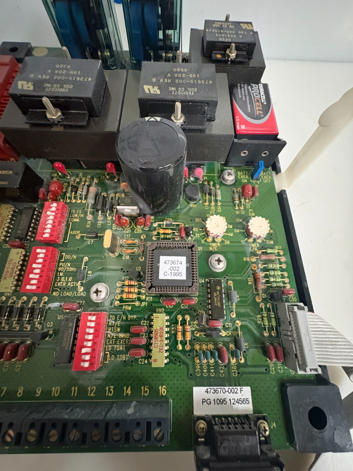 ASCOLECTRIC CONTROL PANEL ASCO 473668-002 J5
