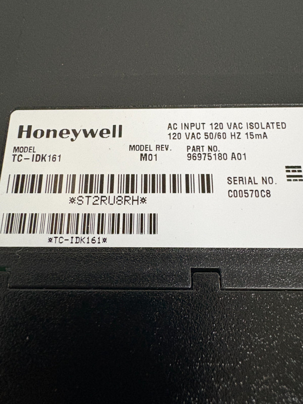 HONEYWELL AC INPUT 120 VAC INSULATED MODULE TC-IDK161 M01 96975180