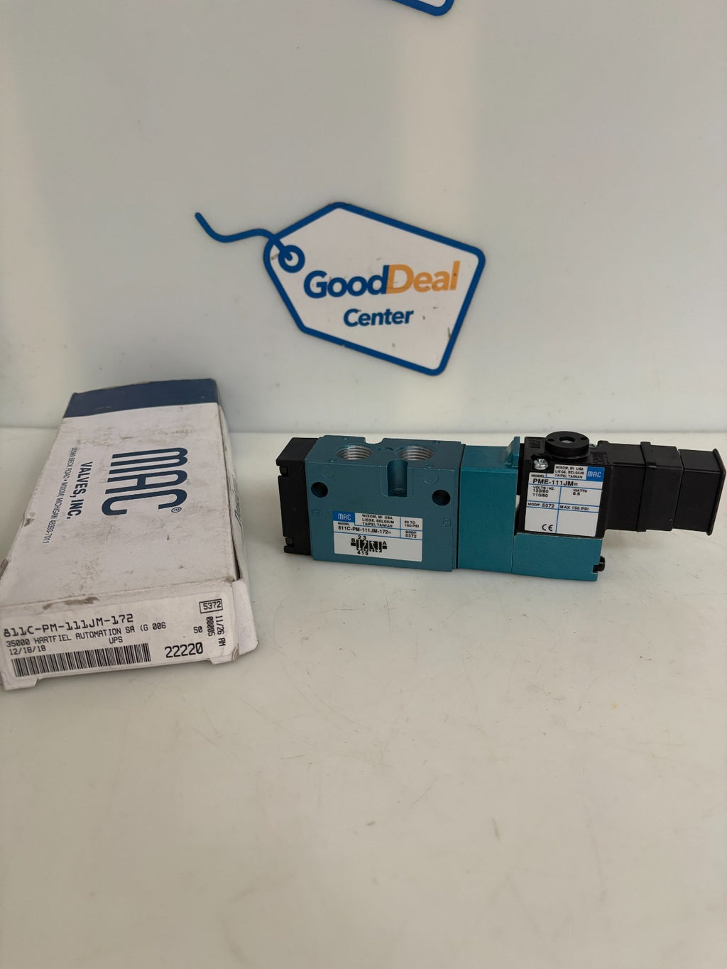 MAC VALVES 150 PSI SOLENOID VALVE 811C-PM-111JB-172