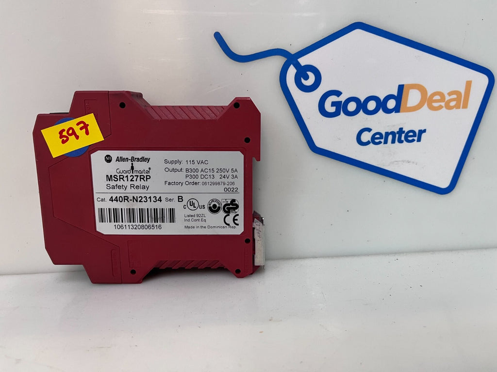 Allen-Bradley 440R-N23134 Ser. B MSR127RP Safety Relay