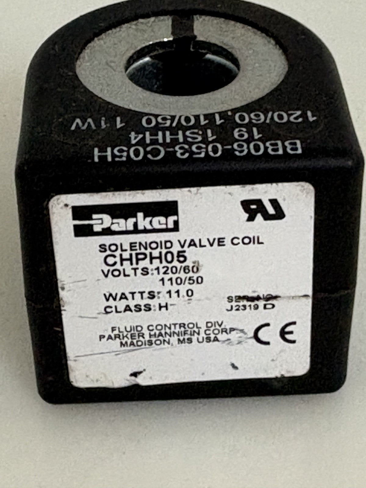 PARKER SOLENOID VALVE COIL CHPH051