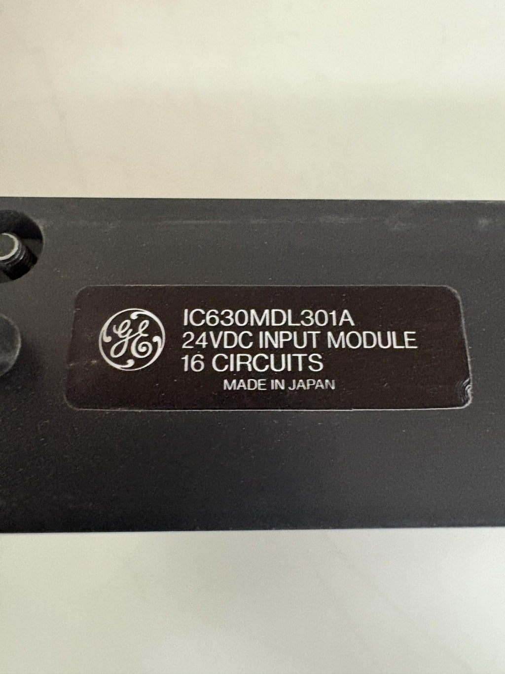GE FANUC SERIES 3 24VDC INPUT MDL/16 IC630MDL 301A 2