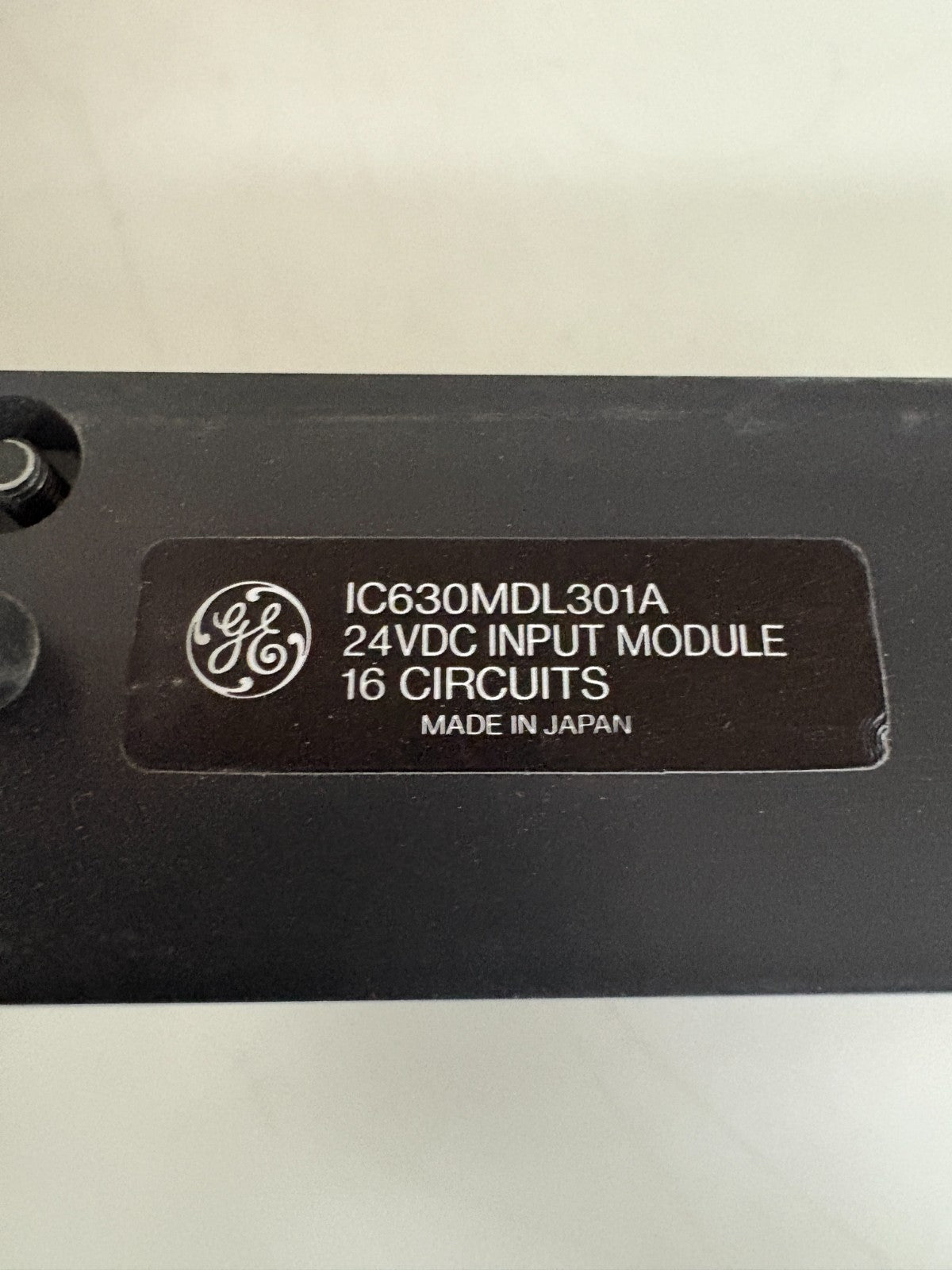 GE FANUC SERIES 3 24VDC INPUT MDL/16 IC630MDL 301A 2